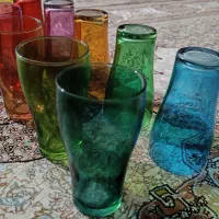 لیوان رنگی|ظروف سرو و پذیرایی|کرج, حسین‌آباد|دیوار