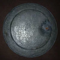 سینی مسی ۲ عدد|کلکسیون اشیاء عتیقه|ورامین, ورامین|دیوار