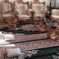 مبلمان سلطنتی ۹نفره|مبلمان خانگی و میز عسلی|شهرکرد, |دیوار