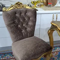 میز نهار خوری عسلی ۶ نفره|میز و صندلی غذاخوری|کارون, |دیوار