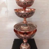 سرویس پذیرایی مسی نقره کوب الماس تراش