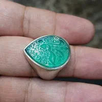 انگشتر نقره رکاب ابراهیم آذری