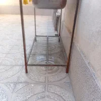 ظرفشویی تک لگن همراه با پایه