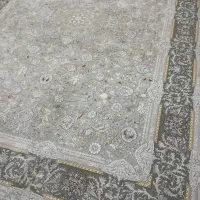 یک جفت فرش ۹ متری ۱۲۰۰ شانه گل برجسته درحدجهیزیه