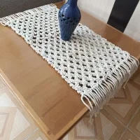 رومیزی مکرومه بافی