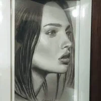 سفارش طراحی چهره سیاه قلم