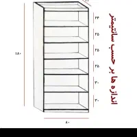 کتابخانه وجاکفشی اقتصادی|کتابخانه، شلف، قفسههای دیواری|محمدشهر, ولدآباد|دیوار