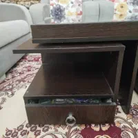 میز جلو مبلی به همراه ۴ عسلی کشو دار|مبلمان خانگی و میز عسلی|تهران, نعمتآباد|دیوار