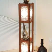 آباژور ایستاده، استند کنار سالنی چوبی|چراغ خواب و آباژور|تهران, شهرک ولیعصر جنوبی|دیوار