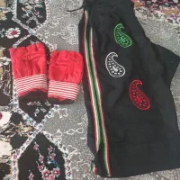لباس کنگ فو مشکی سایز بزرگ