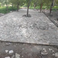 کاشی کاری سنگ کاری موزاییک کاری نمای ساختمان پله