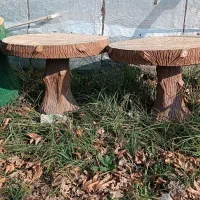 میز و صندلی بتونی (هوای آزاد)|صندلی و نیمکت|رویان, |دیوار