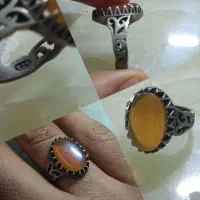 انگشتر عقیق و سیترین و شرف الشمس|جواهرات|قم, صفاشهر|دیوار