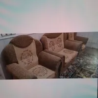 مبل ۷نفره مخملی|مبلمان خانگی و میز عسلی|اردکان, |دیوار