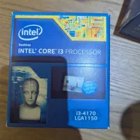 CPU core i3-4170 کاملا نو باکس به همراه فن