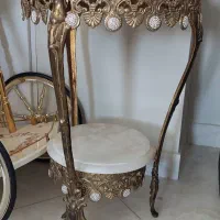 میز تلفن برنز
