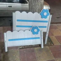 تخت یکنفره فلزی|تخت و سرویس خواب|قروه, |دیوار