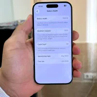 iphone 15 pro 256 پلمپ باتری ۱۰۰|موبایل|سنندج, |دیوار