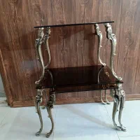 میز جلو مبلی پایه برنجی