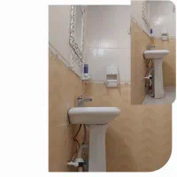 روشویی .شیر اهرمی . آیینه