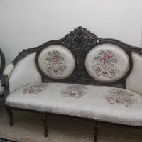 مبلمان کلاسیک طرح فرحی بهمراه میز نهار خوری 8نفره|مبلمان خانگی و میز عسلی|تهران, تهرانپارس جنوبی|دیوار