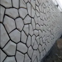 نمای سیمانی طرح سنگ و چوب|خدمات پیشه و مهارت|شیراز, باغ تخت|دیوار