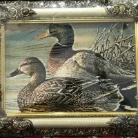 تابلو فرش دیواری قو نو نو