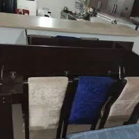 میز نهار خوری ۸ نفره باکس دار کاملا سالم