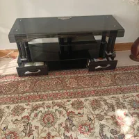 میز تلویزیون شیشه ای تا ۵۵ اینچ