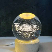 گوی کریستال دکوری و شب خواب جدید کریستالی|چراغ خواب و آباژور|شیراز, گود عربان|دیوار