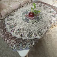 رومیزی مدل روفرشی نخ ابریشم