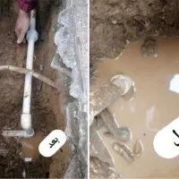 لوله کشی آب تشخیص ترکیدگی نشت یابی با دستگاه پرند|خدمات پیشه و مهارت|پرند, فاز ۰|دیوار