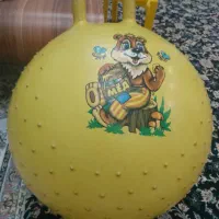 توپ پیلاتس بزرگ دسته دار