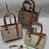 کیف دستی ودوشی کنفی ورنی