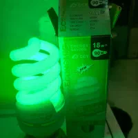 لامپ رنگی سبز قرمز آبی