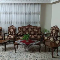 مبلمان استیل ۱۵نفره|مبلمان خانگی و میز عسلی|اصفهان, نقش جهان|دیوار