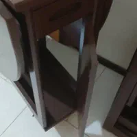 میزوصندلی چوبی تاشو و چرخ دار۴نفره|میز و صندلی غذاخوری|پردیس, فاز ۱۱|دیوار