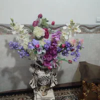 گلدان زیبا نو تمیز|گل مصنوعی|ورامین, شهرک مدرس|دیوار