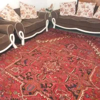 فرش دوازده متری دست بافت شربیان کاملا تمیز وسالم|فرش|عباس‌آباد, |دیوار