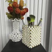 جای قلمو. گلدان. مروارید اصل