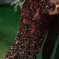 فروش فوری لباس مجلسی پولکی نو ۱۴۰۰ هزار تومان