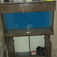اکواریوم با تمام تجهیزات
