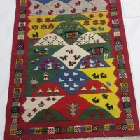 فرش دستبافت قشقایی|فرش|کوه چنار, |دیوار