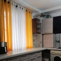 پرده پانچی حریر بافت دار