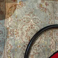 فرش  یک  ونیم  متری  همراه  دوتاپادری|فرش|کرج, باغستان|دیوار