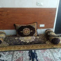 سلام شیش عددکناره  بامتکا پشتی قالینی