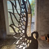 استند بوفه طرح قو|بوفه، ویترین، کنسول|نور, |دیوار