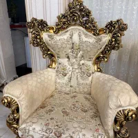 مبل سلطنتی  ۹ نفره با بوفه|مبلمان خانگی و میز عسلی|سهند, |دیوار