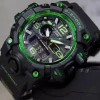 ساعت کاسیو سبز مشکی اصل زد آب زد ضربه