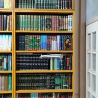 قفس کتاب علمایی|کتابخانه، شلف، قفسه‌های دیواری|قم, زنبیل آباد|دیوار